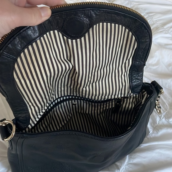 Perfect condition black shoulder bag Kate Spade leather hobo purse - Picture 2 of 7